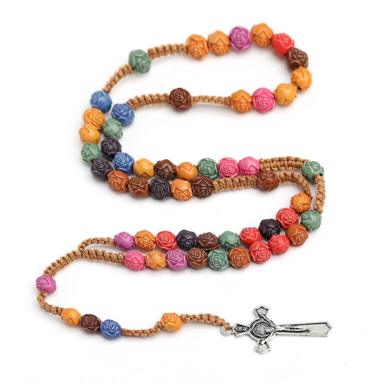 Christianity rosary necklace N14