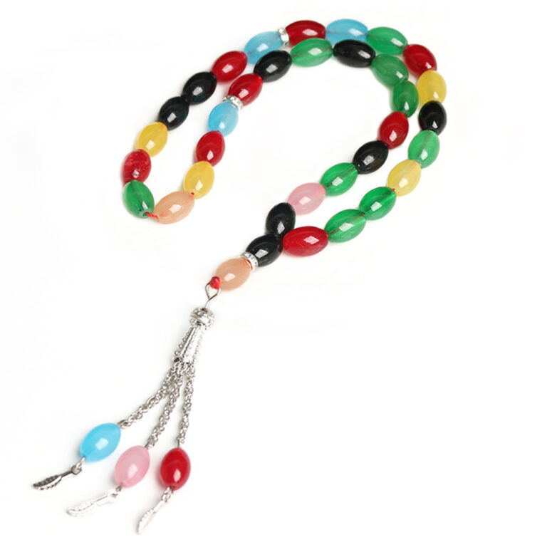 Islamic colored crystal prayer beads