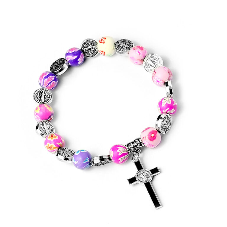 Colorful Polymer Clay Bracelet