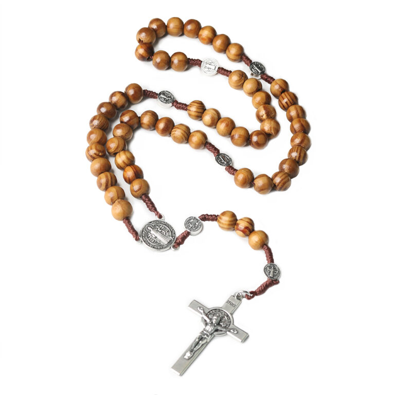 Catholic Wooden rosary N74-Cross