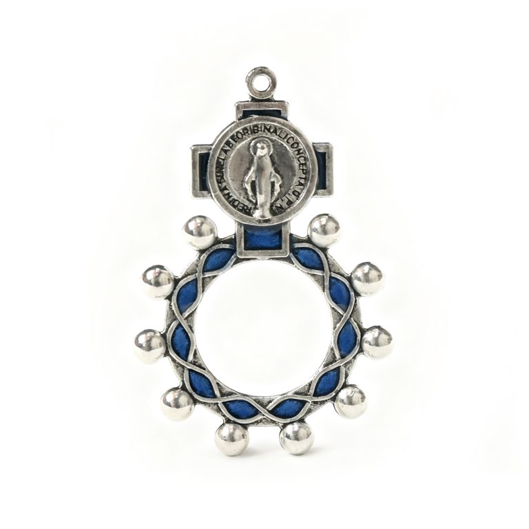 Catholic Rosary Finger Ring Pendant
