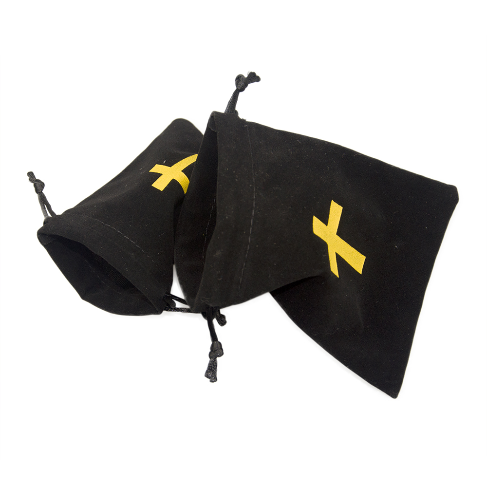 Cross Pendant Jewelry Pouch - Velvet Storage Bag