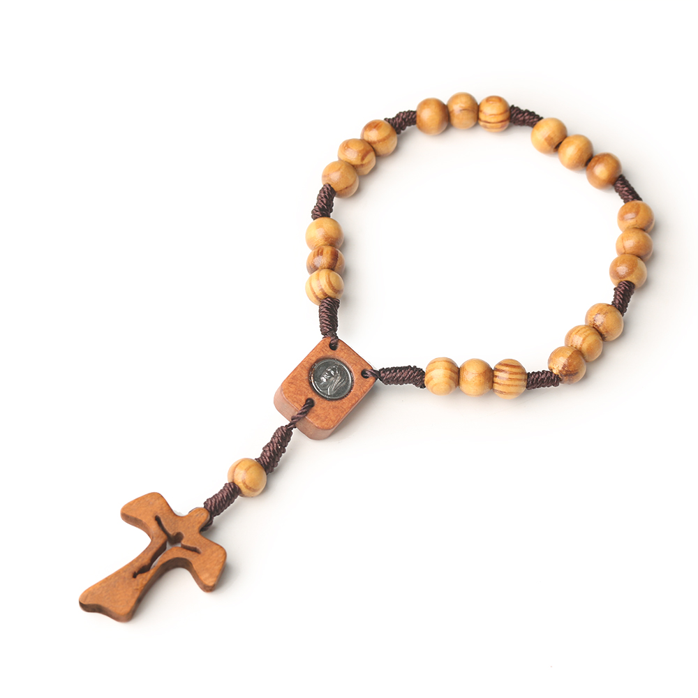 Catholic Rosary Stretch Bracelet - 8mm Bead