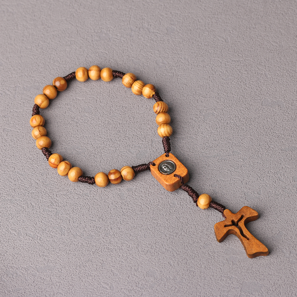 Catholic Rosary Stretch Bracelet - 8mm Bead