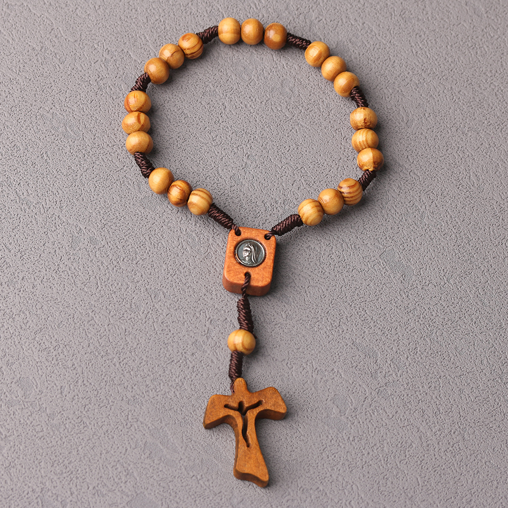 Catholic Rosary Stretch Bracelet - 8mm Bead