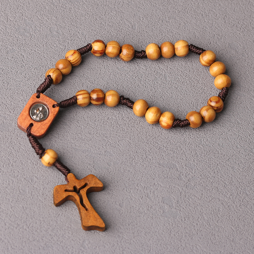 Catholic Rosary Stretch Bracelet - 8mm Bead