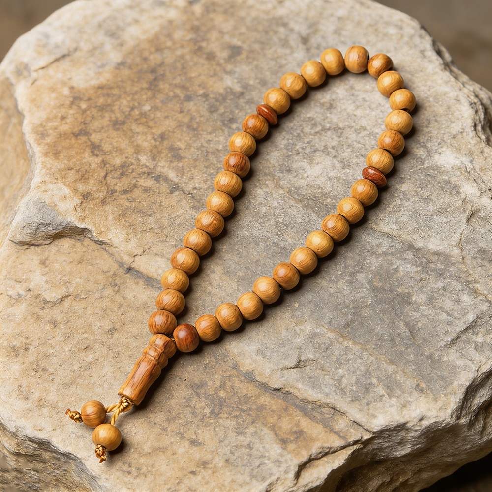 Wooden 33 Beads Muslim Prayer Beads Misbaha Tasbih