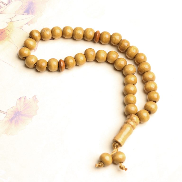 Wooden 33 Beads Muslim Prayer Beads Misbaha Tasbih